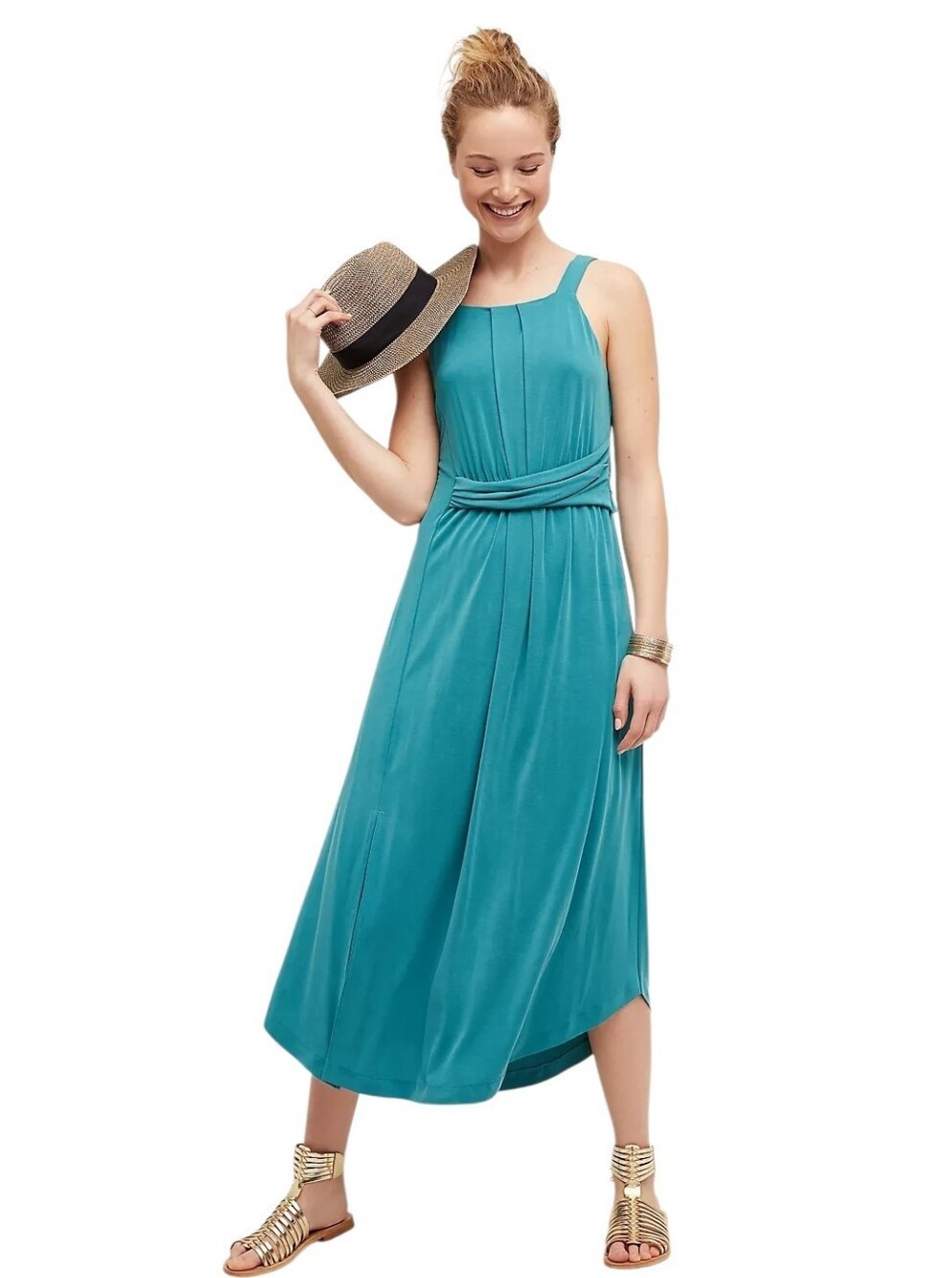 Anthropologie Maeve Azores Halter Dress